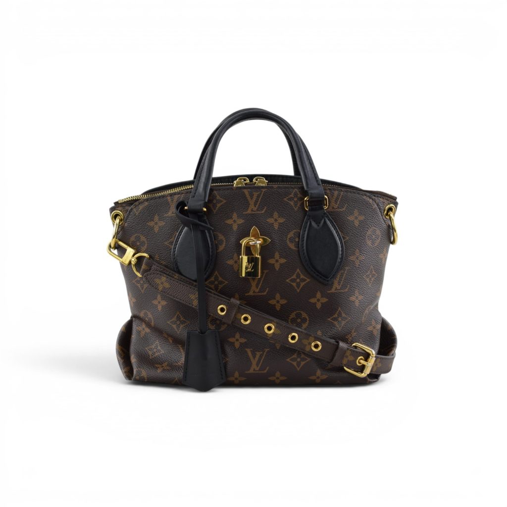 Louis Vuitton Flower Zipped Tote PM Monogram Noir
